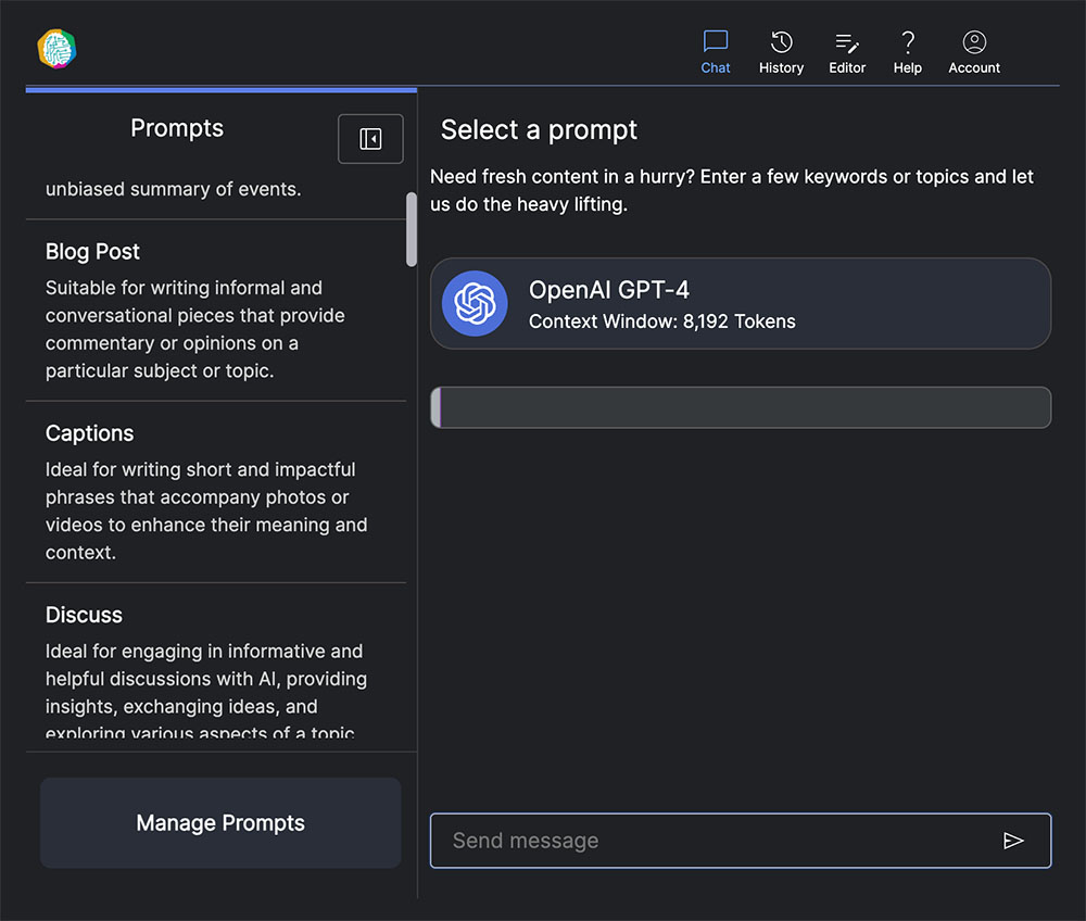 User Interface